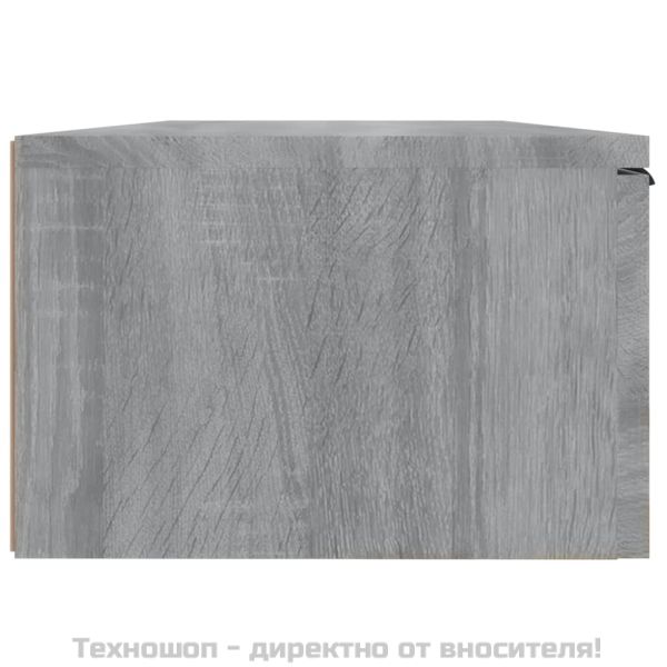 Стенен шкаф, сив сонома, 68x30x20 см, инженерно дърво