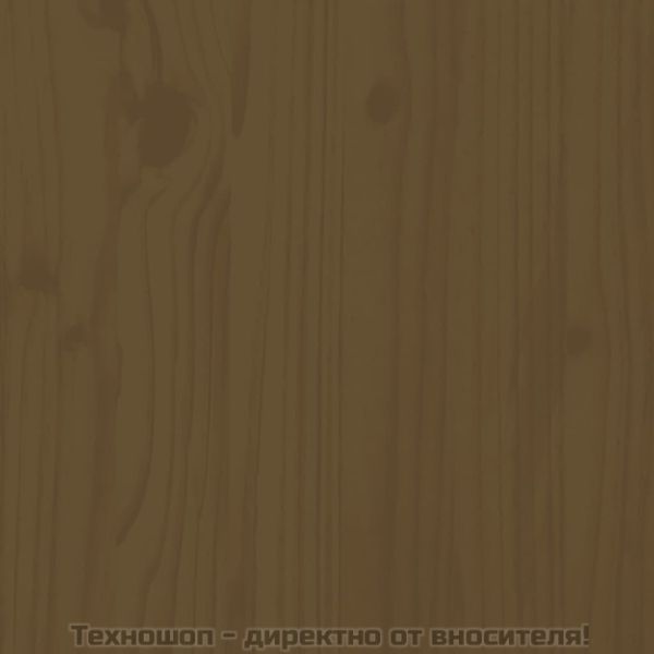 Рамка за легло меденокафява дърво 120x190 см Small Double