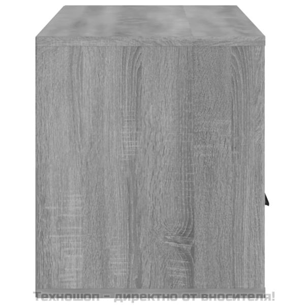 ТB шкаф, сив сонома, 100x35x40 см, инженерно дърво