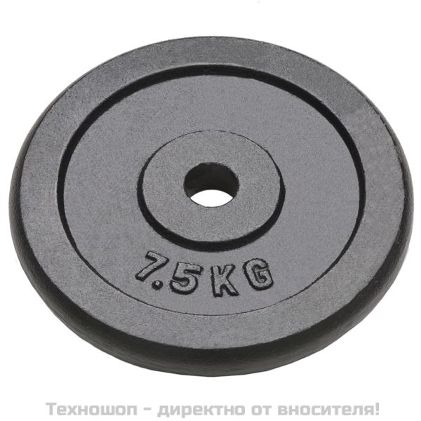 Дискове за тежести, 4 бр, 4x7,5 кг, чугун