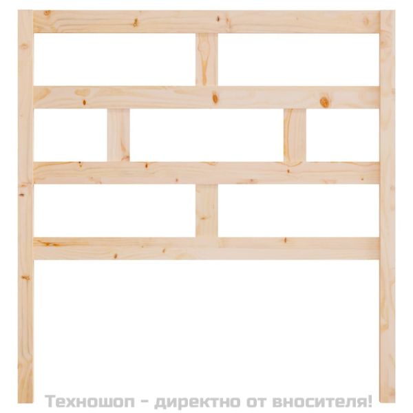 Горна табла за легло, 96x4x100 см, бор масив