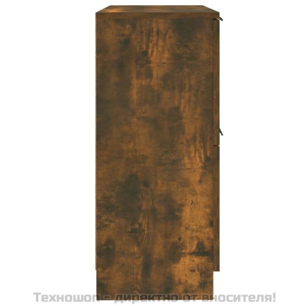 Сайдборди, 2 бр, опушен дъб, 30x30x70 см, инженерно дърво