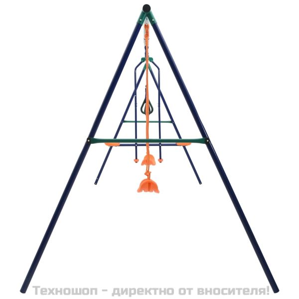 Комплект гимнастически халки и люлки с 4 седалки, стомана