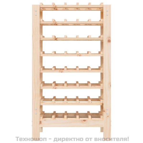 Поставка за вино 61,5x30x107,5 см масивна чамова дървесина