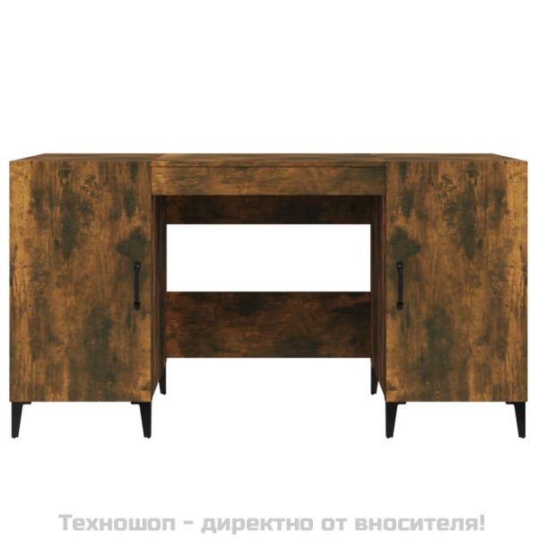 Бюро, опушен дъб, 140x50x75 см, инженерно дърво