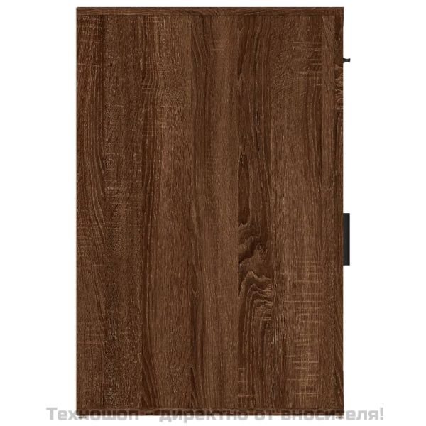 Шкаф за бюро, кафяв дъб, 40x49x75 см, инженерно дърво