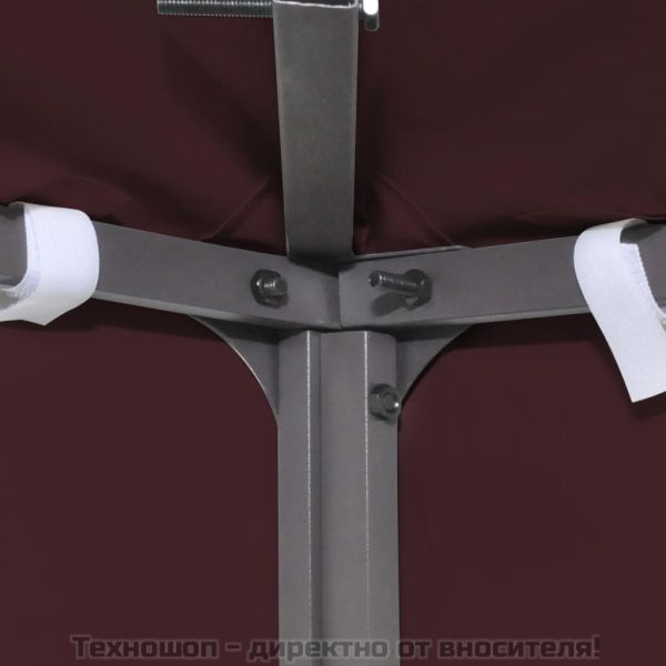 Покрив за шатра, 310 г/м², 3x3 м, бордо