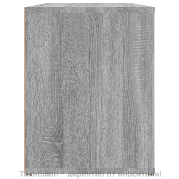 Етажерка за обувки, сив сонома, 100x35x45 см, инженерно дърво