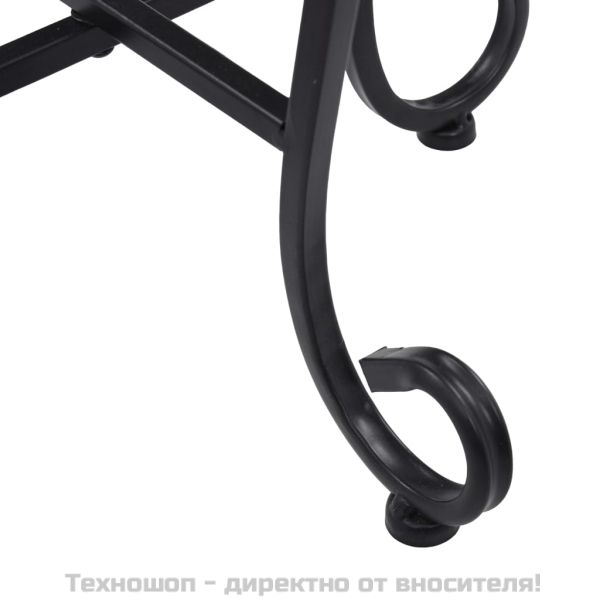 Мозаечни маси, 3 бр, синьо-бели, керамика