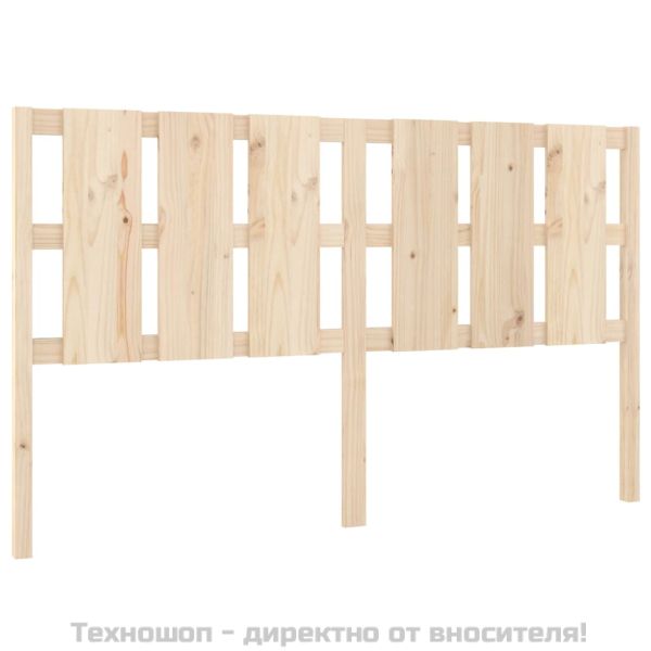 Горна табла за легло, 165,5x4x100 см, бор масив