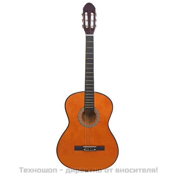 Комплект класическа китара за начинаещи от 12 части, 4/4, 39"