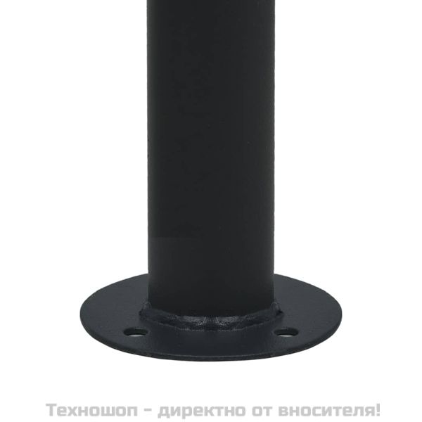 Шатра/беседка, с покрив, 3x3 м, стомана, антрацит