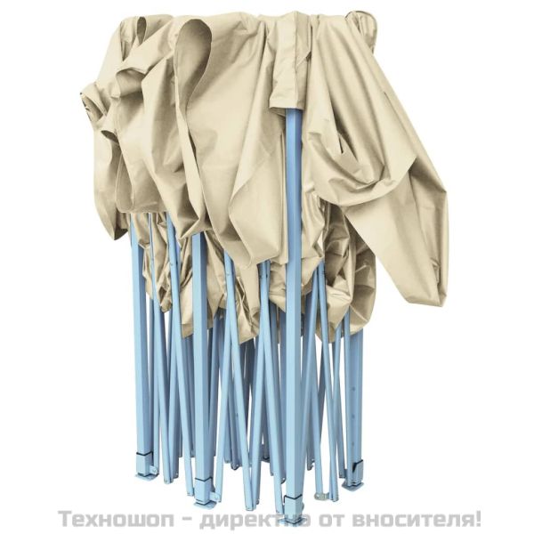 Сгъваема шатра, 3х6 м, кремавобяла