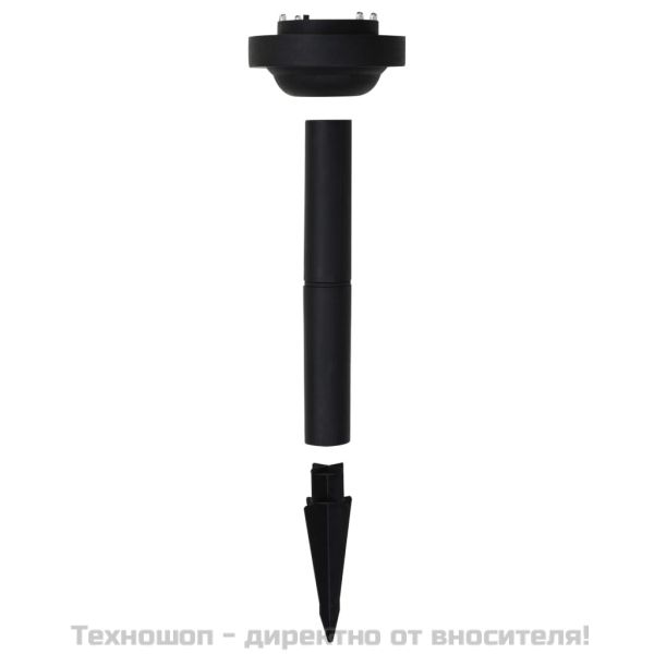 Градински соларни лампи, LED, 3 бр, сферични, 20 см, RGB