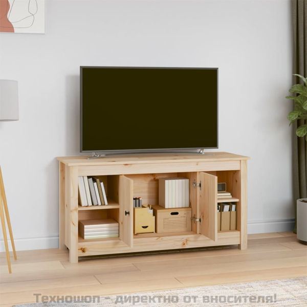 ТВ шкаф, 103x36,5x52 см, бор масив