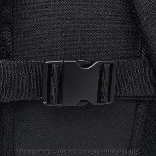 Туристическа раница, 40 л, черно и зелено