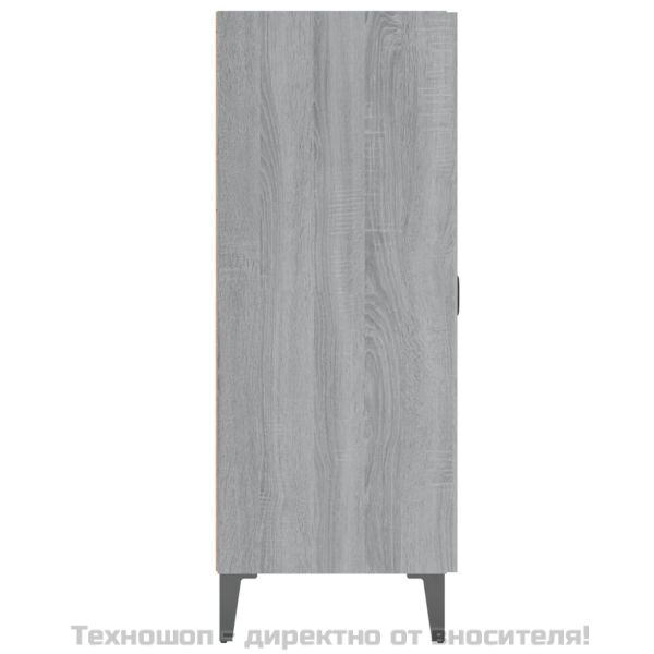 Сайдборд, сив сонома, 69,5x34x90 см, инженерно дърво