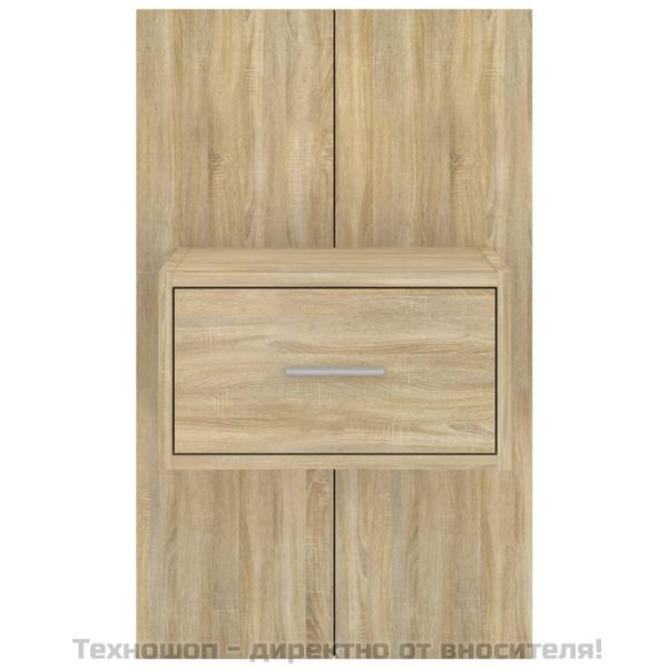 Нощно шкафче за стенен монтаж, дъб сонома