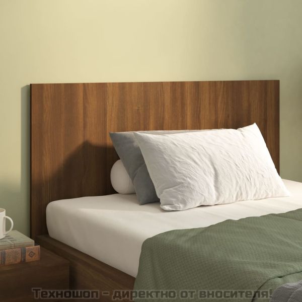 Табла за легло, кафяв дъб, 120x1,5x80 см, инженерно дървесина