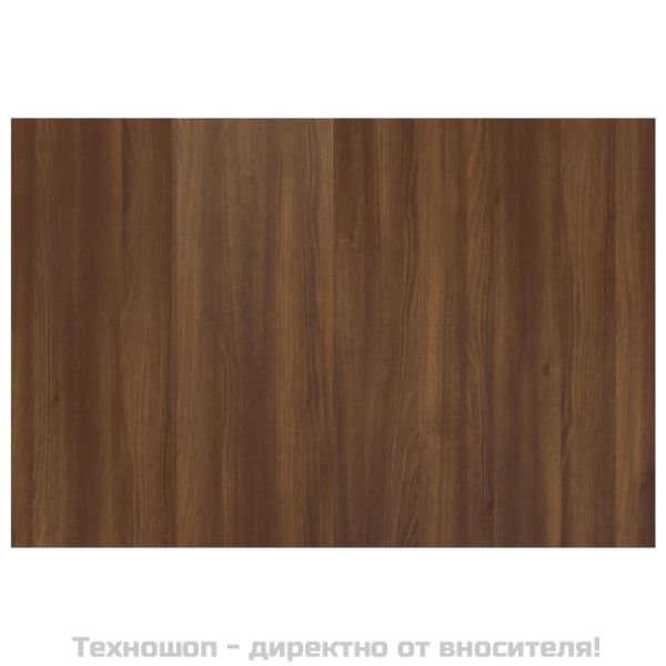 Табла за легло, кафяв дъб, 120x1,5x80 см, инженерно дървесина