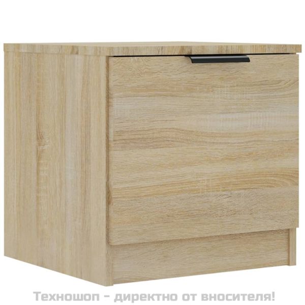 Нощни шкафчета, 2 бр, сонома дъб, 40x39x40 см