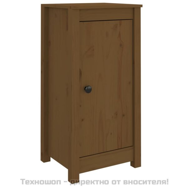 Сайдборди, 2 бр, меденокафяви, 39x35x80 см, бор масив