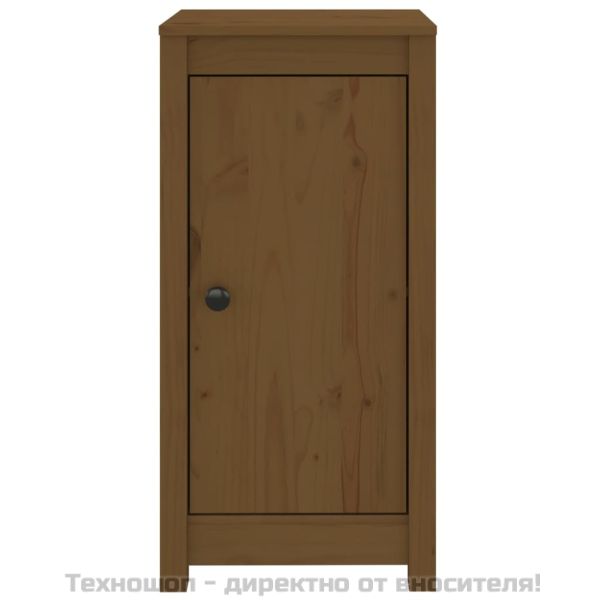Сайдборди, 2 бр, меденокафяви, 39x35x80 см, бор масив