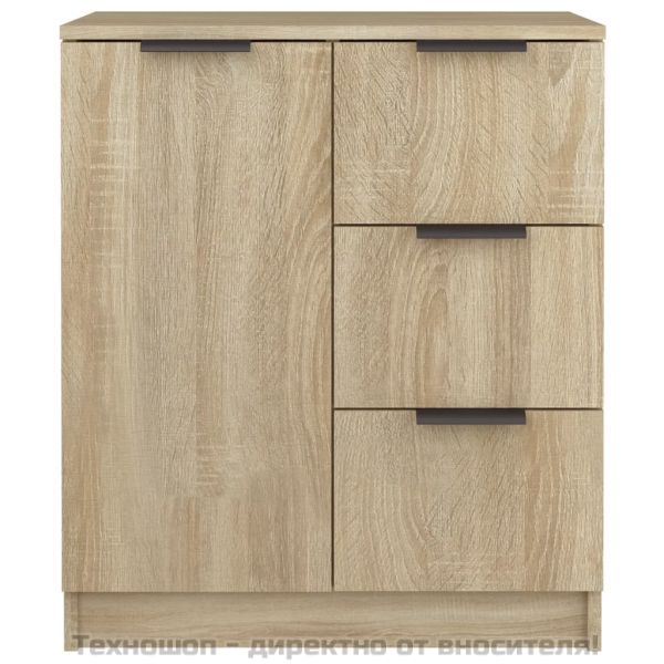 Сайдборд, сонома дъб, 60x30x70 см, инженерно дърво