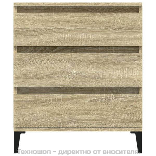 Сайдборд, дъб сонома, 60x35x70 см, инженерно дърво
