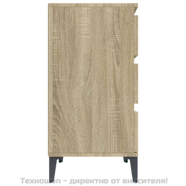 Сайдборд, дъб сонома, 60x35x70 см, инженерно дърво