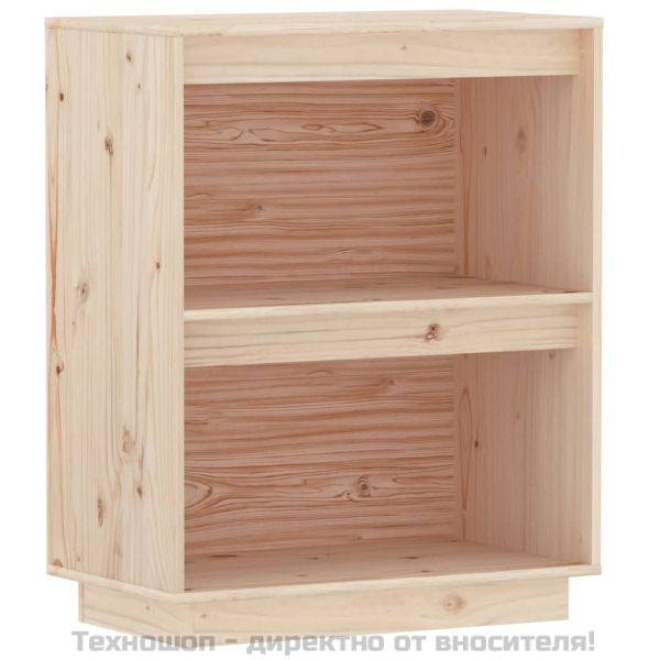 Конзолен шкаф, 60x34x75 см, бор масив