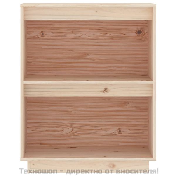 Конзолен шкаф, 60x34x75 см, бор масив