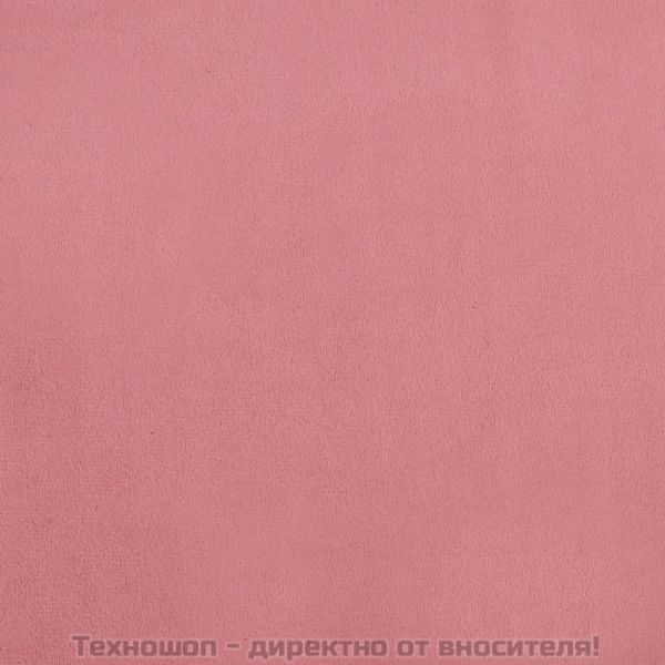 Табуретка, розова, 78x56x32 см, кадифе