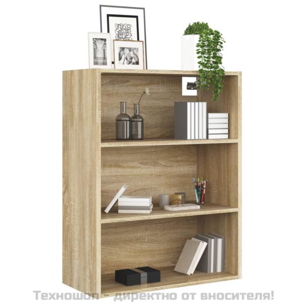 Окачен стенен шкаф, дъб сонома, 69,5x32,5x90 см