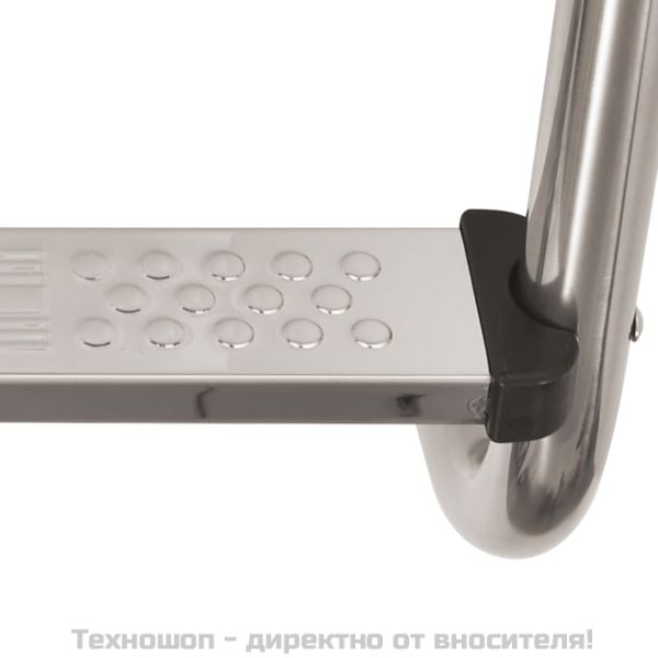 Стълба за басейн с 3 стъпала, неръждаема стомана 304, 120 см