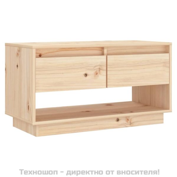 ТВ шкаф, 74x34x40 см, бор масив