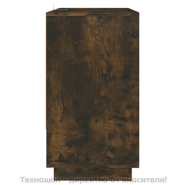 Сайдборд, опушен дъб, 70x41x75 см, инженерно дърво