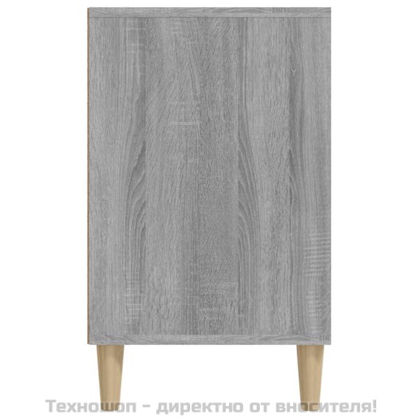 Шкаф за обувки, сив сонома, 102x36x60 см, инженерно дърво