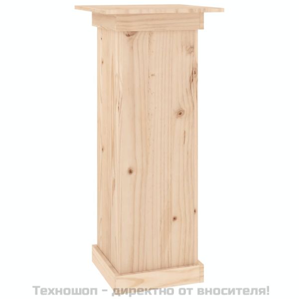 Поставка за цветя, 40x40x90 см, бор масив