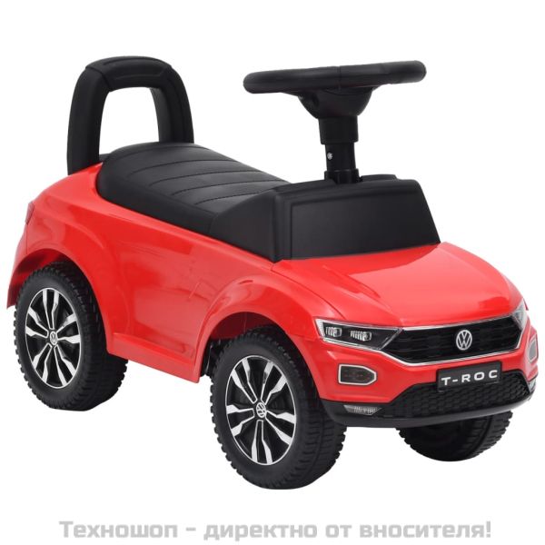 Кола за бутане Volkswagen T-Roc, червена