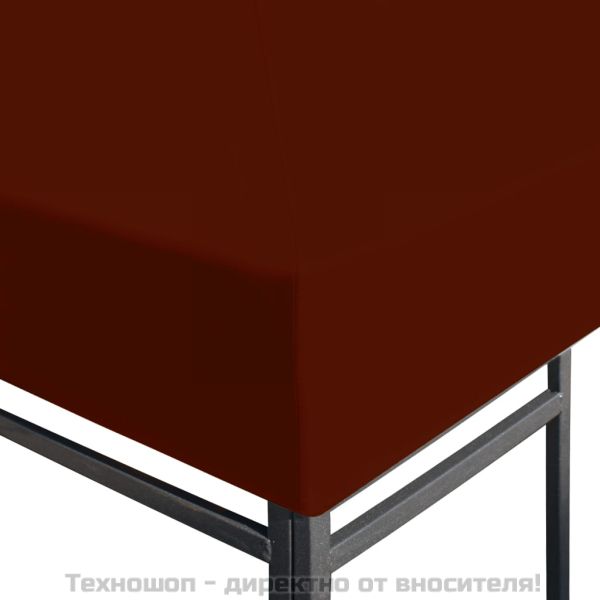 Покрив за шатра, 310 г/м², 3x4 м, керемиден цвят