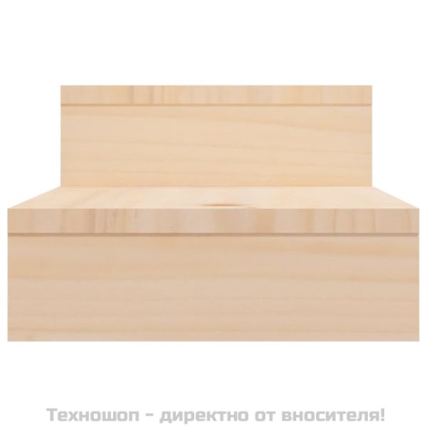 Поставка за монитор, (52-101)x22x14 см, бор масив