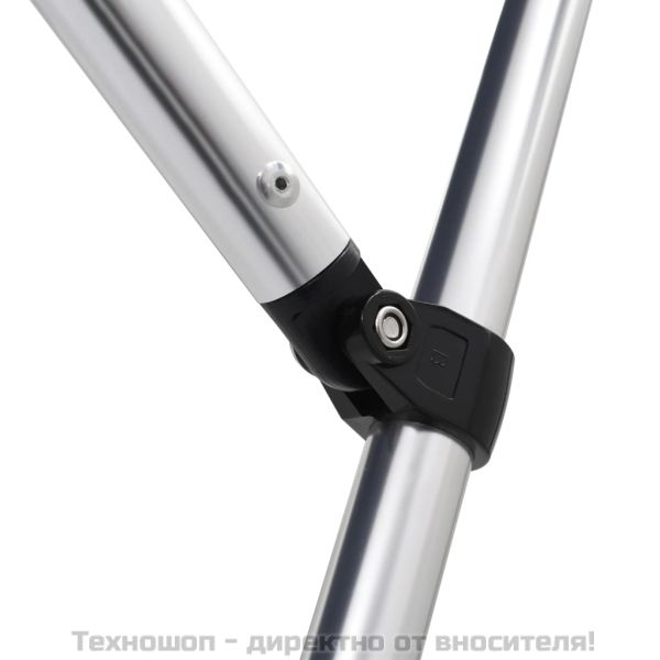 Тента за лодка, 3 дъги, бяла, 183x180x137 см