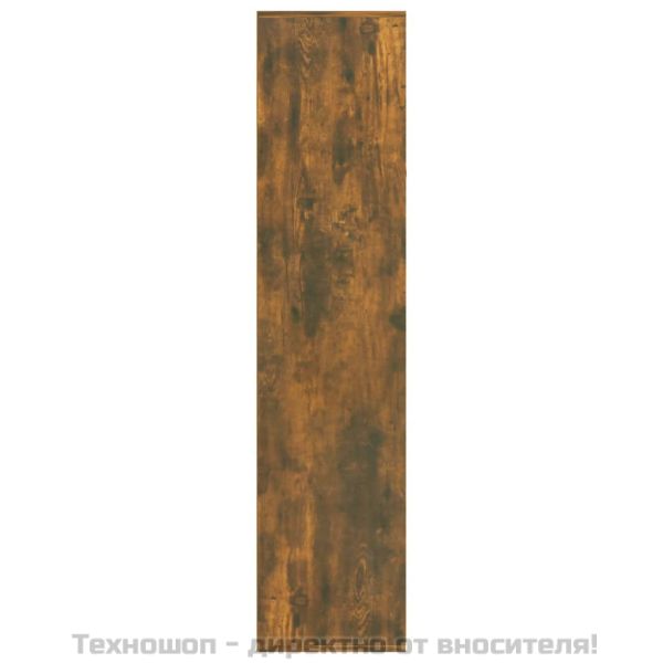 Библиотека/бюфет, опушен дъб, 66x30x130 см, инженерно дърво