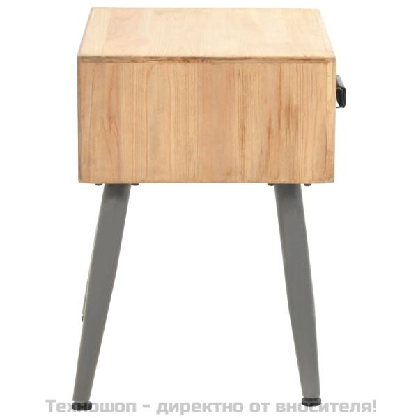 Нощно шкафче, чам масив, 43x38x50 см