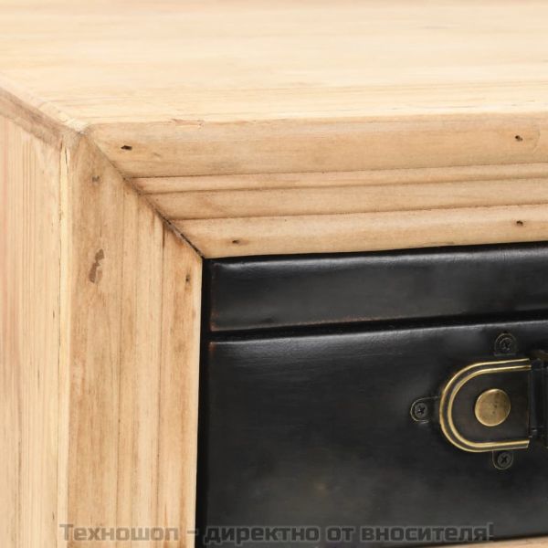 Нощно шкафче, чам масив, 43x38x50 см