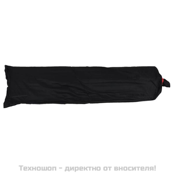 Парти шатра с LED и 4 стени, 3,6x3,6x2,3 м, синя