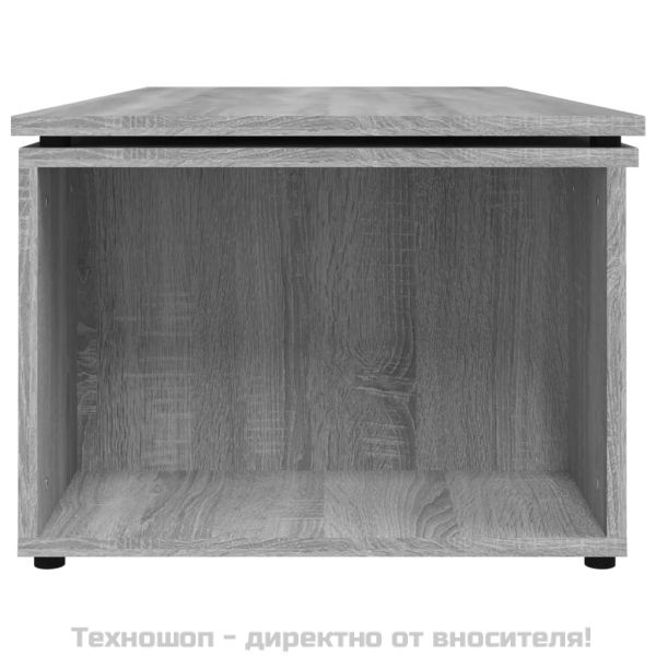 Кафе маса, сив сонома, 150x50x35 см, инженерно дърво