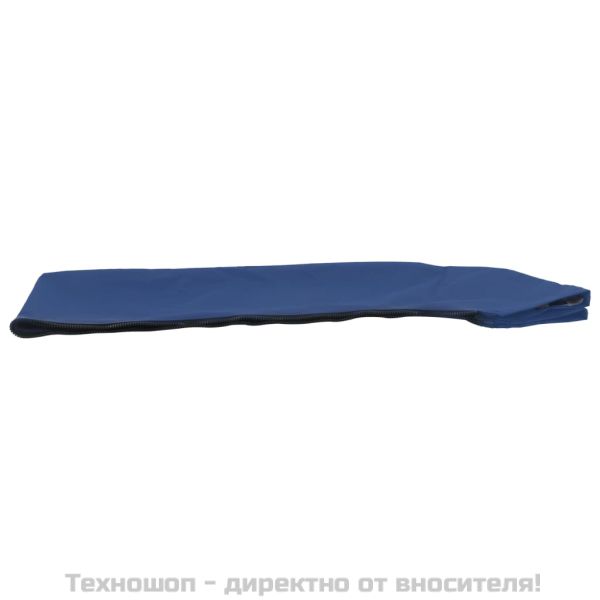 Тента за лодка, 4 дъги, синя, 243x210x137 см