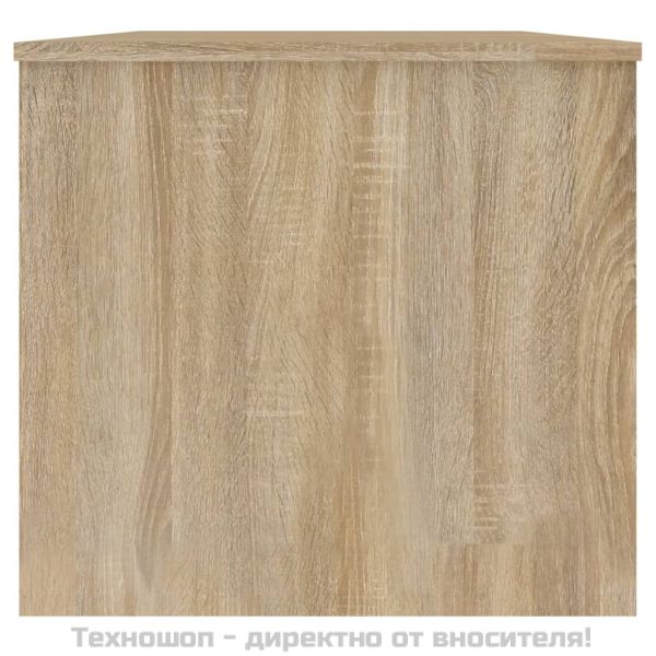 Кафе маса, дъб сонома, 102x50,5x46,5 см, инженерно дърво